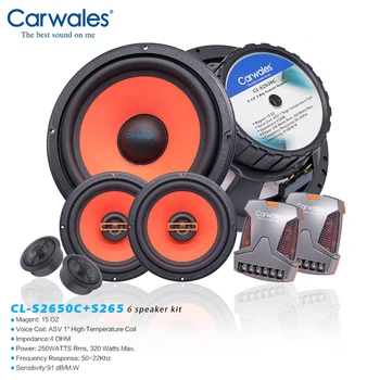 Carwales 6.5 Inch 2-Way Coaxial Combination Speaker Kit Audio Sound System Set Tweeter for Car Auto Door 6.5" Speaker In The Car
Carwales 6.5 Inch 2-Way Coaxial Combination Speaker Kit Audio Sound System Set Tweeter for Car Auto Door 6.5" Speaker In The Car
