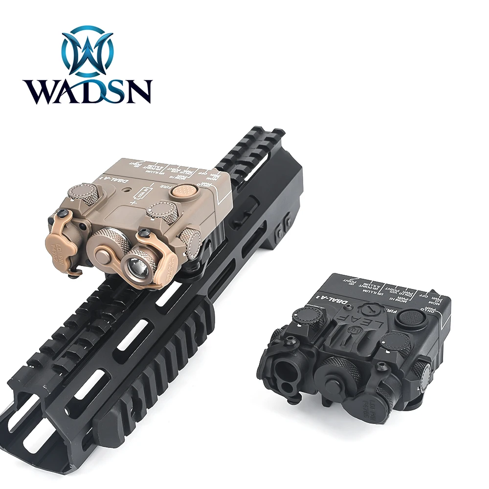 WADSN Tatical Mini DBAL-A2 Red Green Laser Flashlight Hunting Rifle Airsoft dbal a2 Laser Sight AN/PEQ NO IR With QD Mount
WADSN Tatical Mini DBAL-A2 Red Green Laser Flashlight Hunting Rifle Airsoft dbal a2 Laser Sight AN/PEQ NO IR With QD Mount
