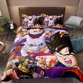 Custom Adult Home Bedding Dragon Ball Print Anime Bed Linen Set with Pillowcase Single Double Comforter Set for Boys Girls
Custom Adult Home Bedding Dragon Ball Print Anime Bed Linen Set with Pillowcase Single Double Comforter Set for Boys Girls