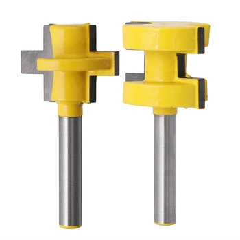 OOTDTY 2Pcs Tongue &Groove Router Cutter Tenon Line Bit Woodworking Tool 1/4'' Shank
OOTDTY 2Pcs Tongue &Groove Router Cutter Tenon Line Bit Woodworking Tool 1/4'' Shank