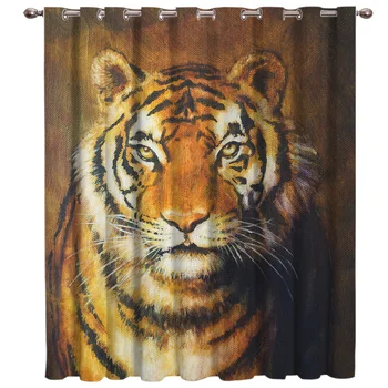Tiger Room Curtains Large Window Outdoor Bedroom Kitchen Indoor Fabric Kids Curtain Panels With Grommets Window Treatment Valanc
Tiger Room Curtains Large Window Outdoor Bedroom Kitchen Indoor Fabric Kids Curtain Panels With Grommets Window Treatment Valanc