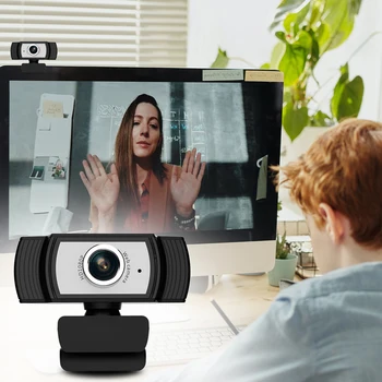 Home Office HD Webcam Built In Microphone 1080P Full Computer Video Conferencing Camera Online Work PC Laptop Recording Teaching
Home Office HD Webcam Built In Microphone 1080P Full Computer Video Conferencing Camera Online Work PC Laptop Recording Teaching