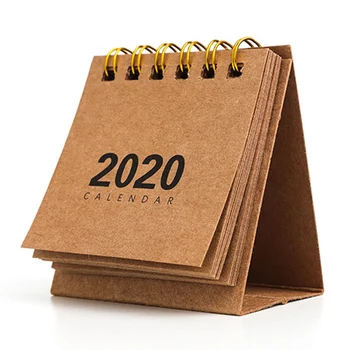 New Year 2020 Mini Table Calendar Creative Simple Desk Coil Notepad Kraft Paper Calendar Daily Schedule Yearly Agenda Organizer
New Year 2020 Mini Table Calendar Creative Simple Desk Coil Notepad Kraft Paper Calendar Daily Schedule Yearly Agenda Organizer