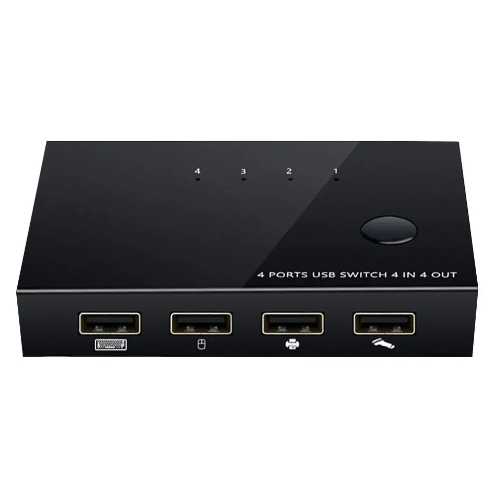 Hdmi Kvm Switch Usb 2.0 Sharing Switch 4 Port USB Peripheral Switcher Adapter Box Hub 4 PCs Share 1 USB Device For Printer
Hdmi Kvm Switch Usb 2.0 Sharing Switch 4 Port USB Peripheral Switcher Adapter Box Hub 4 PCs Share 1 USB Device For Printer