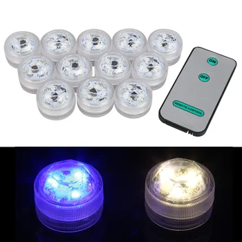 12PCS Mini RGB LED Light Bulb Waterproof Round Candle Lights 3LEDs Underwater Lamp with Remote Control Fish Tank Decoration Lamp
12PCS Mini RGB LED Light Bulb Waterproof Round Candle Lights 3LEDs Underwater Lamp with Remote Control Fish Tank Decoration Lamp