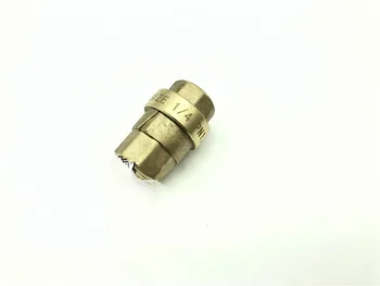 1pcs air compressor check valve one way non return check valve for screw machine air compressor non return valve 1/4 inch brass
1pcs air compressor check valve one way non return check valve for screw machine air compressor non return valve 1/4 inch brass