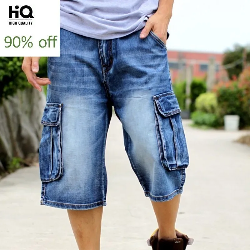 2020 New Brand Mens Large Size Loose Baggy Short Jeans For Men Hip Hop Denim Pants Rock Blue Pocket Straight Cargo Trousers Man
2020 New Brand Mens Large Size Loose Baggy Short Jeans For Men Hip Hop Denim Pants Rock Blue Pocket Straight Cargo Trousers Man