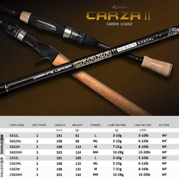 Kyorim CARZA2 LURE ROD C662ML 
Kyorim CARZA2 LURE ROD C662ML