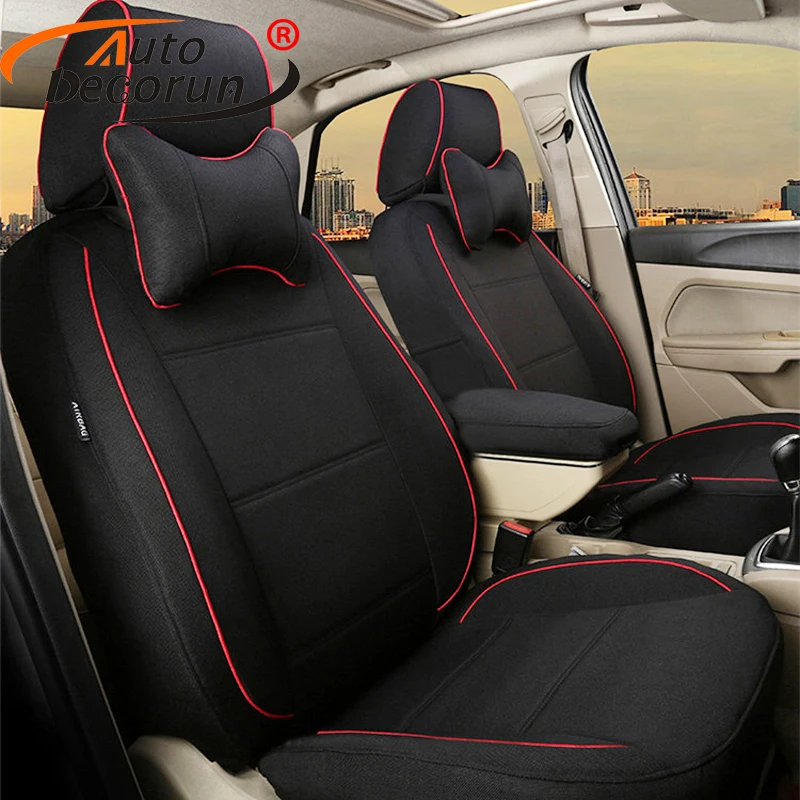 AutoDecorun Custom Seat Cover Set for Renault Captur Car Styling Accessories Linen Cars Cushion Supports Protection | Автомобили и