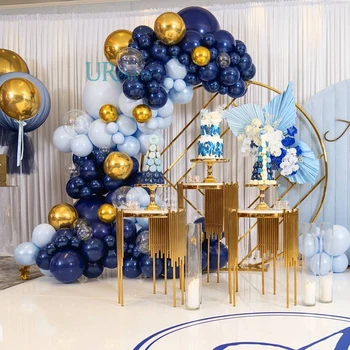 136PCS Balloon Garland Arch Pearl navy blue Maca blue Balloons for bride and baby shower birthday wedding anniversary party
136PCS Balloon Garland Arch Pearl navy blue Maca blue Balloons for bride and baby shower birthday wedding anniversary party
