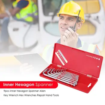 9pcs/box Socket T-handle Screws Hardware Hex Allen Wrench Hand Tools Spanner Wide Scope Of Application Easy To Carry Out
9pcs/box Socket T-handle Screws Hardware Hex Allen Wrench Hand Tools Spanner Wide Scope Of Application Easy To Carry Out