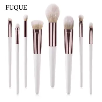8PCS Makeup Brushes professional brush Set for Makeup Powder Foundation Eyeshaodow Brushes Nylon Hair White Wooden Handle Brush
8PCS Makeup Brushes professional brush Set for Makeup Powder Foundation Eyeshaodow Brushes Nylon Hair White Wooden Handle Brush