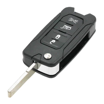 Folding Flip 4 Button Remote Car Key Shell Case Housing Cover Fob with SIP22 Uncut Blade for Jeep Renegade 2015
Folding Flip 4 Button Remote Car Key Shell Case Housing Cover Fob with SIP22 Uncut Blade for Jeep Renegade 2015