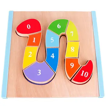 Kuulee Baby Kids Wooden Snake Shape Digital Educational Puzlzle Toys 
Kuulee Baby Kids Wooden Snake Shape Digital Educational Puzlzle Toys