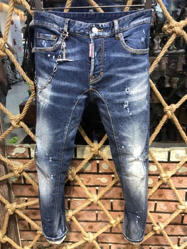 NEW Men Jeans Ripped for Men Skinny DSQ D2 Jeans Pants Men Jeans Zipper Outwear Man Pants 1 order
NEW Men Jeans Ripped for Men Skinny DSQ D2 Jeans Pants Men Jeans Zipper Outwear Man Pants 1 order