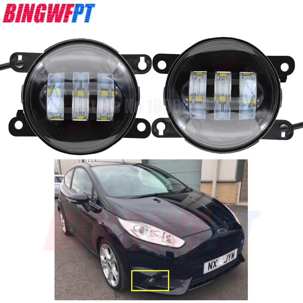 2pcs Car Styling Round Front Bumper Fog Lights DRL Daytime Running Driving For Ford Fiesta MK7 Zetec 2008-2013 For focus 2 3
2pcs Car Styling Round Front Bumper Fog Lights DRL Daytime Running Driving For Ford Fiesta MK7 Zetec 2008-2013 For focus 2 3