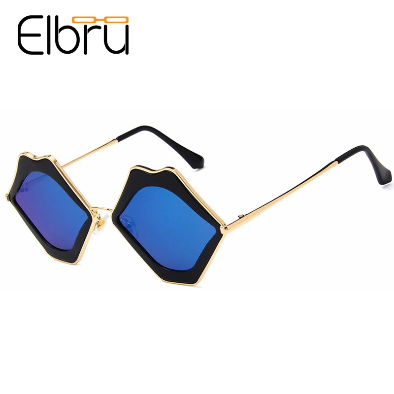 Elbru Lips Metal Frame Sunglasses HD Resin Anti-Glare Sun Glasses Ladies Shade Mirror UV400 
Elbru Lips Metal Frame Sunglasses HD Resin Anti-Glare Sun Glasses Ladies Shade Mirror UV400