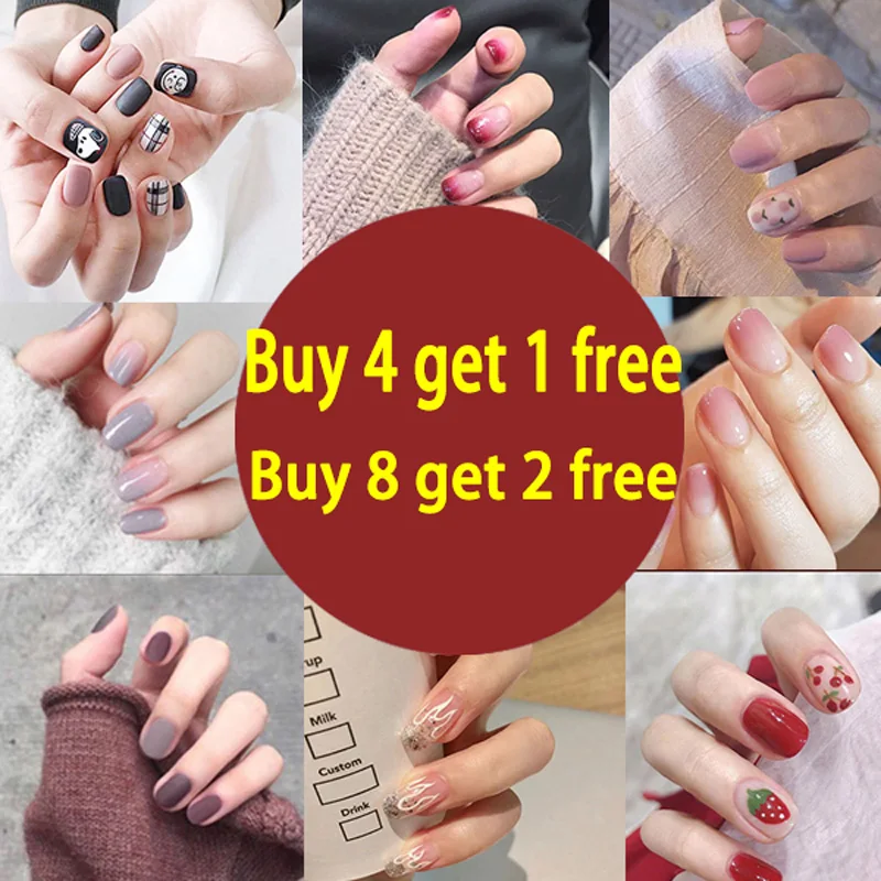 Nail Tip Fake Art Press on Nails with Glue Designs Set Full Artificial Short Packaging Kiss False Clear Cover Tipsy Stick Square
Nail Tip Fake Art Press on Nails with Glue Designs Set Full Artificial Short Packaging Kiss False Clear Cover Tipsy Stick Square