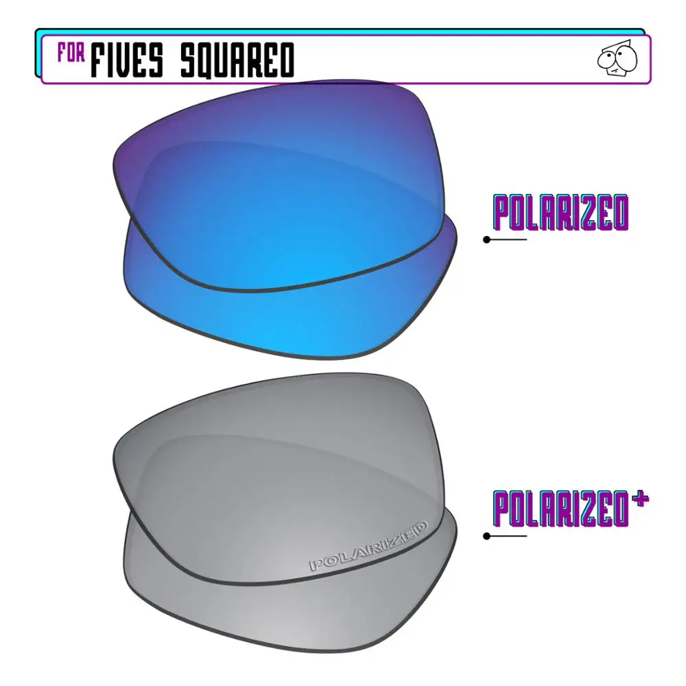 EZReplace Polarized Replacement Lenses for - Oakley Fives Squared Sunglasses - Silver P Plus-Blue P
EZReplace Polarized Replacement Lenses for - Oakley Fives Squared Sunglasses - Silver P Plus-Blue P