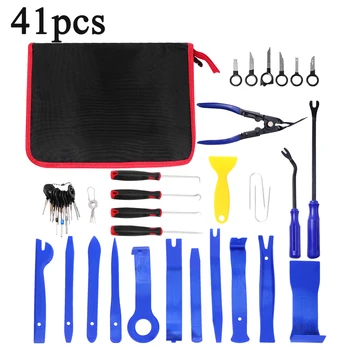 41pcs Car Audio Disassembling Tool Hand Tool Kit Pry Disassembly Tool Multi-Purpose Car Speaker Repair Tools Removal Tool Set
41pcs Car Audio Disassembling Tool Hand Tool Kit Pry Disassembly Tool Multi-Purpose Car Speaker Repair Tools Removal Tool Set