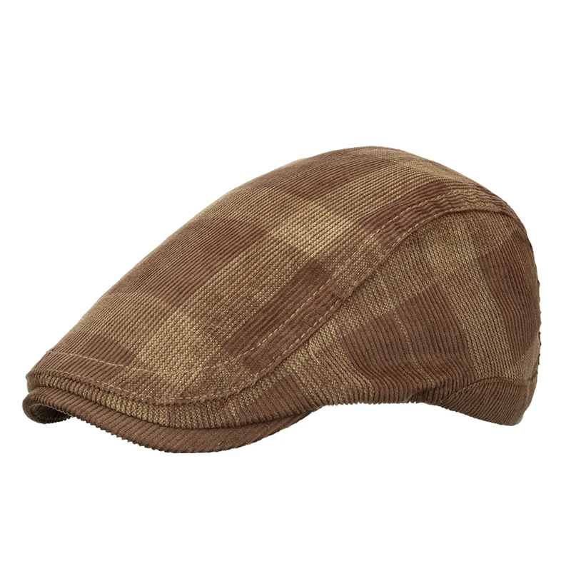 Spring Autumn Peaked Cap Men Women Vintage Plaid Corduroy Berets Gatsby Flat Hat Ivy Cap Adjustable New Visor Cap NZ188
Spring Autumn Peaked Cap Men Women Vintage Plaid Corduroy Berets Gatsby Flat Hat Ivy Cap Adjustable New Visor Cap NZ188