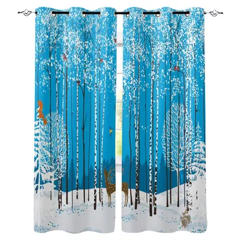 Birch Tree Cow Squirrel Flying Bird Animal Forest Window Curtains Living Room Curtain Home Decor
Birch Tree Cow Squirrel Flying Bird Animal Forest Window Curtains Living Room Curtain Home Decor