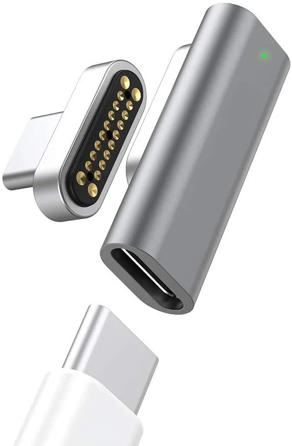 Magnetic USB C Adapter, 20Pins Type C Connector, with MacBook Pro/Air, 2019 iPad Pro and More Type C Device
Magnetic USB C Adapter, 20Pins Type C Connector, with MacBook Pro/Air, 2019 iPad Pro and More Type C Device