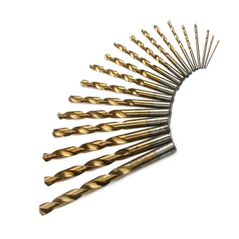 19Pcs 1mm-10mm HSS Cobalt Metal Drill Bit Set Titanium Coated Drills Bits Kit
19Pcs 1mm-10mm HSS Cobalt Metal Drill Bit Set Titanium Coated Drills Bits Kit