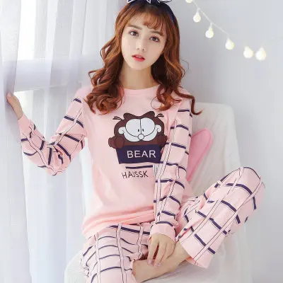 Spike ARTISTRY) Spring And Autumn Long Sleeve Stripes Garfield Pajamas WOMEN'S Suit Qmilch 120 Grams M -Xxl
Spike ARTISTRY) Spring And Autumn Long Sleeve Stripes Garfield Pajamas WOMEN'S Suit Qmilch 120 Grams M -Xxl