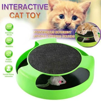 Cat Kitten Catch The Mouse Moving Play Toy Interaction Plush Scratching Claw Mat Household HYD88
Cat Kitten Catch The Mouse Moving Play Toy Interaction Plush Scratching Claw Mat Household HYD88