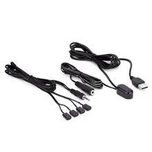 IR Extender Infrared Repeater Remote Control 1 Receiver 4 Emitters Extension Cord Cable For IR Remote Repeater System ir Blaster
IR Extender Infrared Repeater Remote Control 1 Receiver 4 Emitters Extension Cord Cable For IR Remote Repeater System ir Blaster