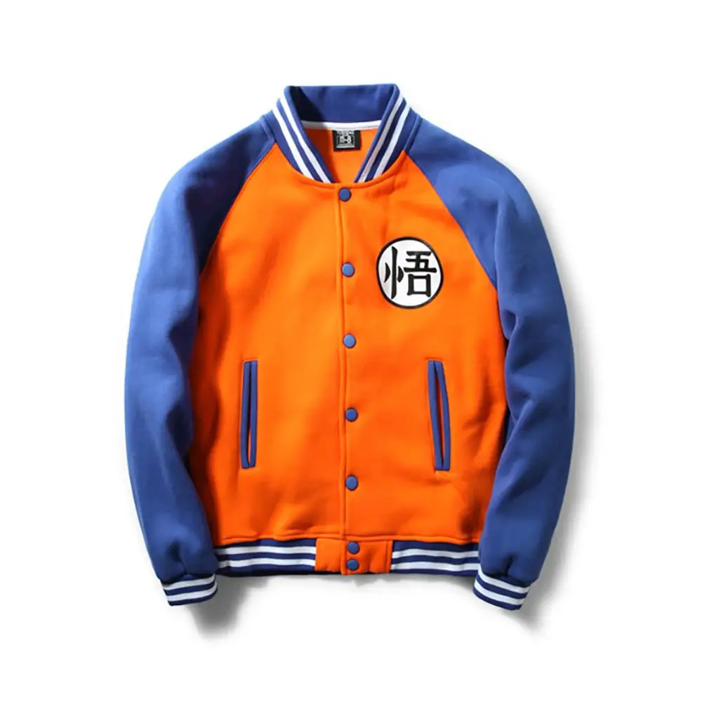 2020 Spring Jacket Men Anime Dragon Ball Z Baseball Uniform Jackets Tops Coat Men's Sportswear Fitness Plus Size Loose Style
2020 Spring Jacket Men Anime Dragon Ball Z Baseball Uniform Jackets Tops Coat Men's Sportswear Fitness Plus Size Loose Style