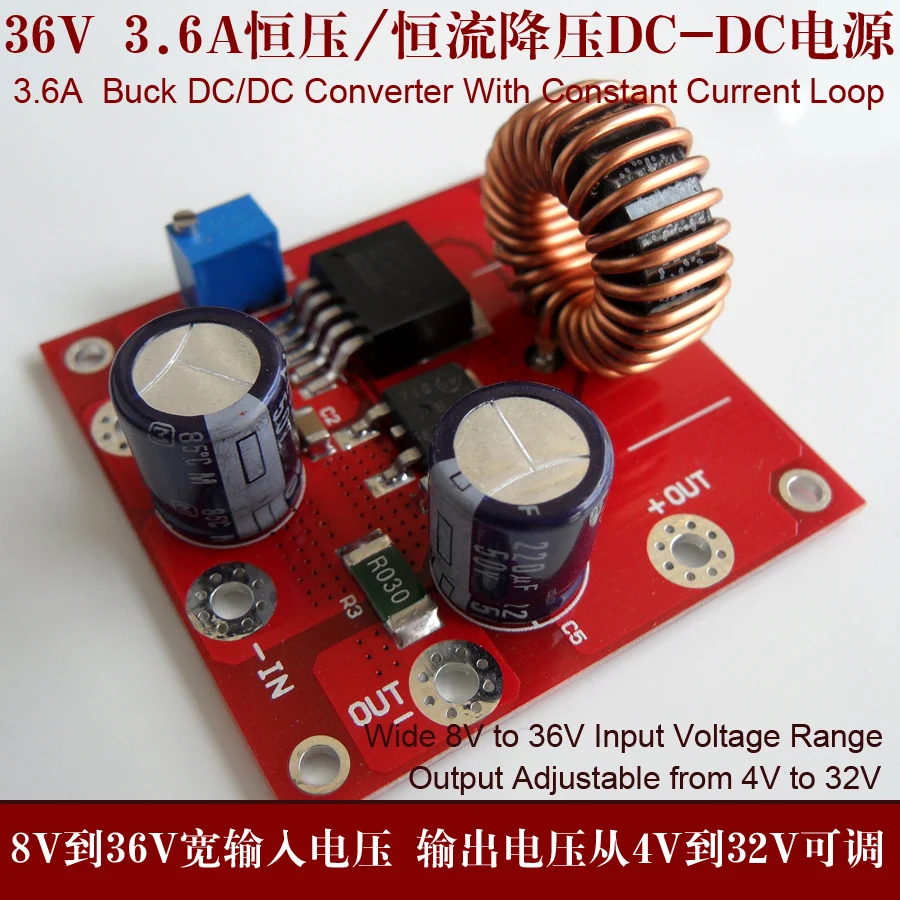 DC-DC Constant Voltage Constant Current Power Module Wide Voltage Input 12-36v 5V 12V 400MA Buck
DC-DC Constant Voltage Constant Current Power Module Wide Voltage Input 12-36v 5V 12V 400MA Buck