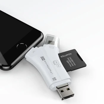 Versatile High Speed 4-in-1 SD Card Reader for All Devices Micro SD Memory Card Reader SP99
Versatile High Speed 4-in-1 SD Card Reader for All Devices Micro SD Memory Card Reader SP99