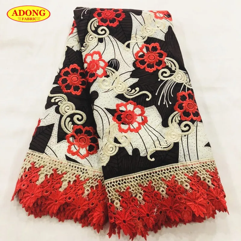New High Quality Ankara Print Lace Fabrics 6 Yards/pcs African Wax Lace Nigeria guipure wax lace With Embroidery For Party dress
New High Quality Ankara Print Lace Fabrics 6 Yards/pcs African Wax Lace Nigeria guipure wax lace With Embroidery For Party dress