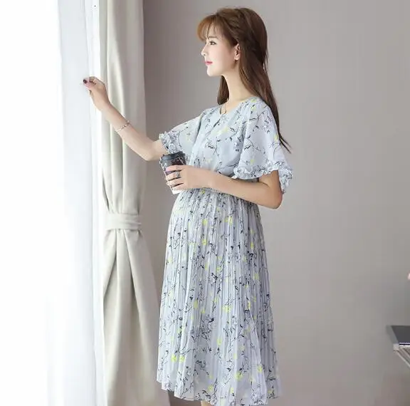 Short sleeve maternity leave clothing D-57, -
Short sleeve maternity leave clothing D-57, -