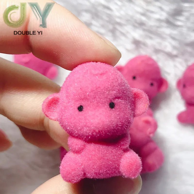 Flocking doll Flocking Cute monkey doll key chain monkey Car decoration furnishing articles rose red
Flocking doll Flocking Cute monkey doll key chain monkey Car decoration furnishing articles rose red