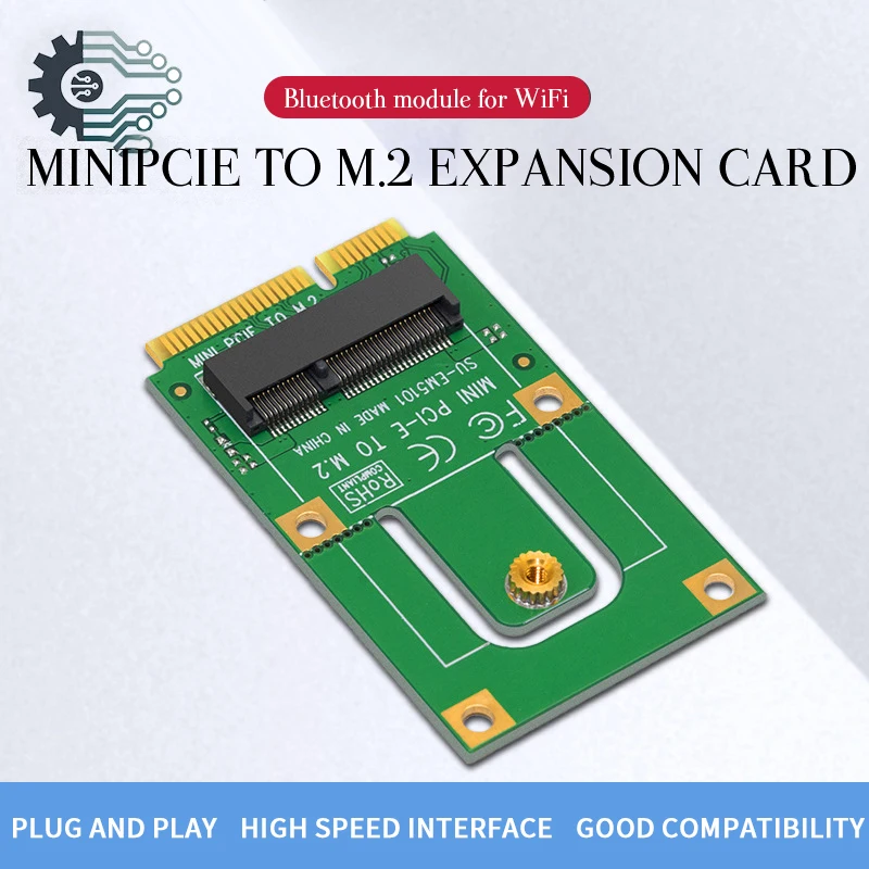 Мини-адаптер PCI-E к M2 плата расширения Key NGFF E интерфейс для беспроводного
