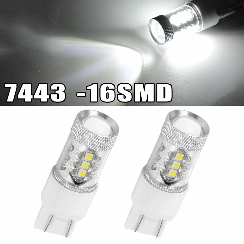 2Pcs/Set Turn Signal Lights White 7443 7444NA 7441 992A 7505 80W LED Turn Signal Backup Reverse Bulbs 6000K Free Shipping
2Pcs/Set Turn Signal Lights White 7443 7444NA 7441 992A 7505 80W LED Turn Signal Backup Reverse Bulbs 6000K Free Shipping