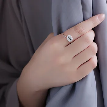Punk 925 Sterling Silver LUCKY Finger Rings For Women Antique Ring Christmas Gifts Jewelry
Punk 925 Sterling Silver LUCKY Finger Rings For Women Antique Ring Christmas Gifts Jewelry