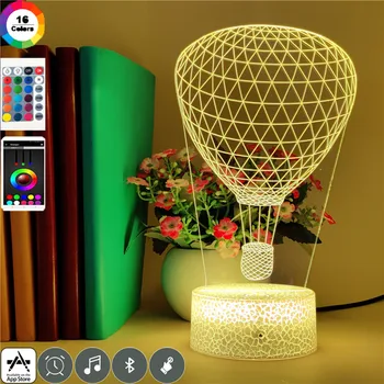 App Control Hot Air Balloon Color Changing with Remote Battery Powered Usb Led Table Lamp for Friends Suprise Gifts Night Light
App Control Hot Air Balloon Color Changing with Remote Battery Powered Usb Led Table Lamp for Friends Suprise Gifts Night Light