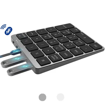 Wireless Numeric Keypad Protable Bluetooth Keyboard hub splitter Aluminium Alloy Cover For Android phone Ipad Macbook Windows
Wireless Numeric Keypad Protable Bluetooth Keyboard hub splitter Aluminium Alloy Cover For Android phone Ipad Macbook Windows
