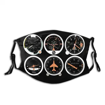 Mouth Mask With Replaceable Filters Basic Six Flight Instruments Retro Anti Bacterial Dust Mouth Protection Cover
Mouth Mask With Replaceable Filters Basic Six Flight Instruments Retro Anti Bacterial Dust Mouth Protection Cover