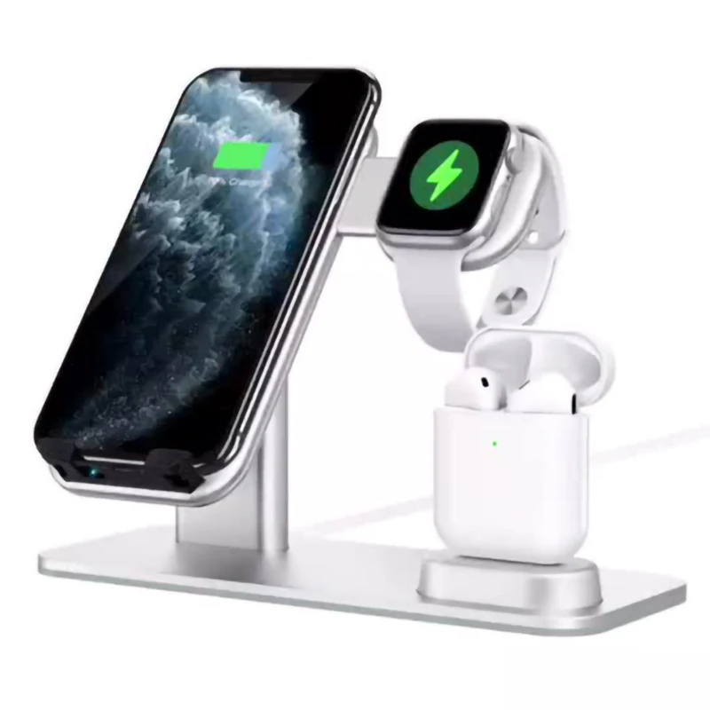 3 in 1 wireless Charger Dock phone Holder Dock Wireless Charger Stand Station Mounts Base For Apple Watch iPhone X XS 8 Airpods
3 in 1 wireless Charger Dock phone Holder Dock Wireless Charger Stand Station Mounts Base For Apple Watch iPhone X XS 8 Airpods