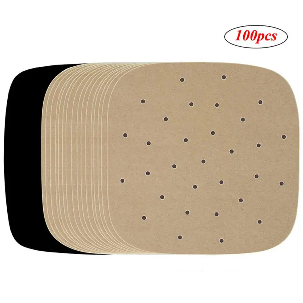 100Pcs/lot Air Fryer Liners Round Square Non Stick Baking Barbecue Papers Mat for Grill /Steaming/Barbecue Kitchen Accessories
100Pcs/lot Air Fryer Liners Round Square Non Stick Baking Barbecue Papers Mat for Grill /Steaming/Barbecue Kitchen Accessories