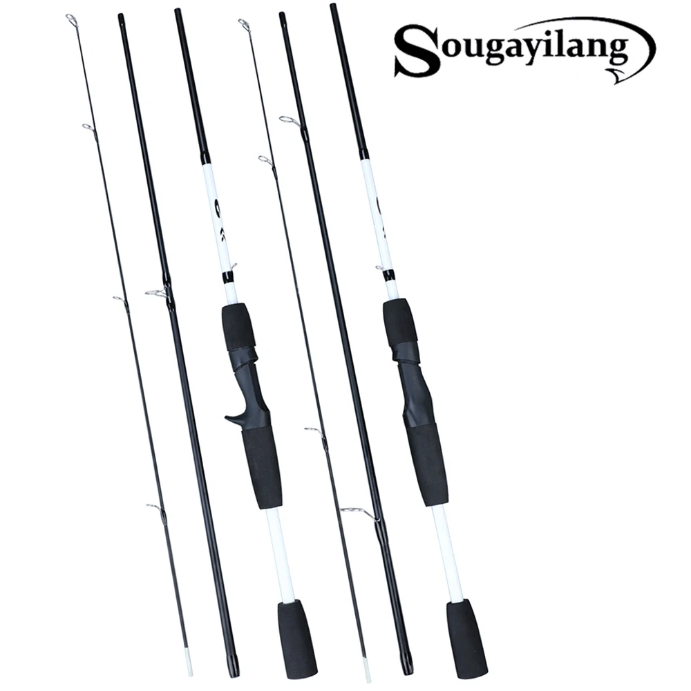 Sougayilang 1.75m Fishing Rod 3 Section Carbon Casting Spinning Fishing Rod M Power Lure Wt:7-28g Hand Fishing Tackle Lure Rod
Sougayilang 1.75m Fishing Rod 3 Section Carbon Casting Spinning Fishing Rod M Power Lure Wt:7-28g Hand Fishing Tackle Lure Rod