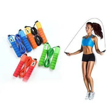 Jump Ropes With count Sports Fitness Adjustable Fast Speed Counting Jump Skip Rope Skipping suitable for Fitness and weight loss
Jump Ropes With count Sports Fitness Adjustable Fast Speed Counting Jump Skip Rope Skipping suitable for Fitness and weight loss