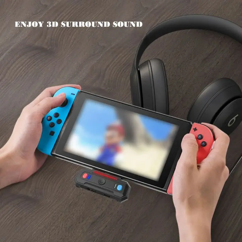 For NS Switch/Switch Lite Bluetooth Adapter USB Type-C Audio Base Holder Converter Supports Headset Connection
For NS Switch/Switch Lite Bluetooth Adapter USB Type-C Audio Base Holder Converter Supports Headset Connection