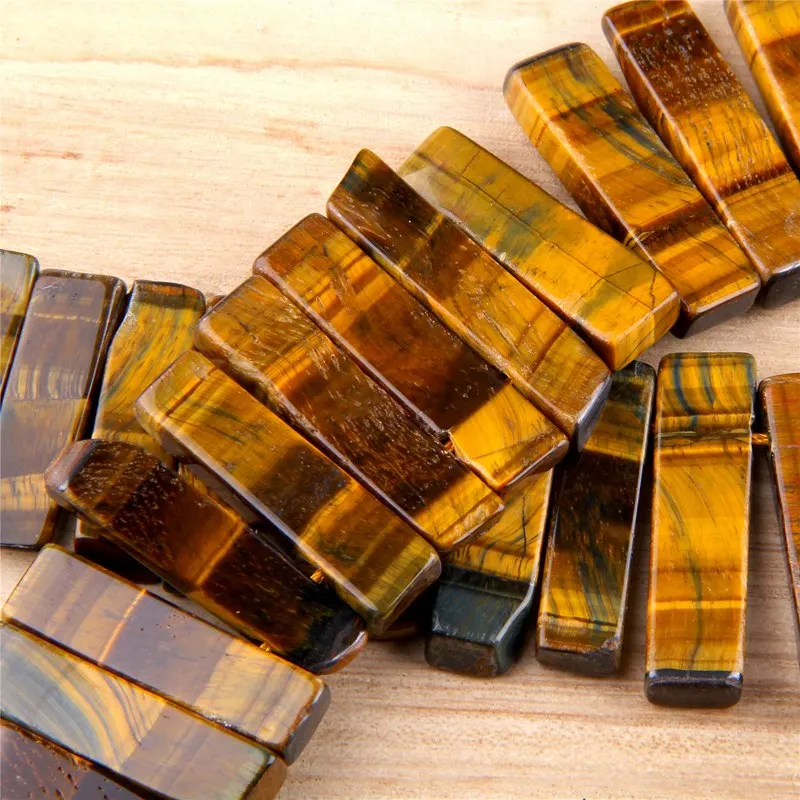 15.5" Tiger Eye Stone Point Beads Rough Stone Slab Raw Nugget Slice Gem Stone Long Stick Beads For DIY Jewelry Graduated Pendant
15.5" Tiger Eye Stone Point Beads Rough Stone Slab Raw Nugget Slice Gem Stone Long Stick Beads For DIY Jewelry Graduated Pendant