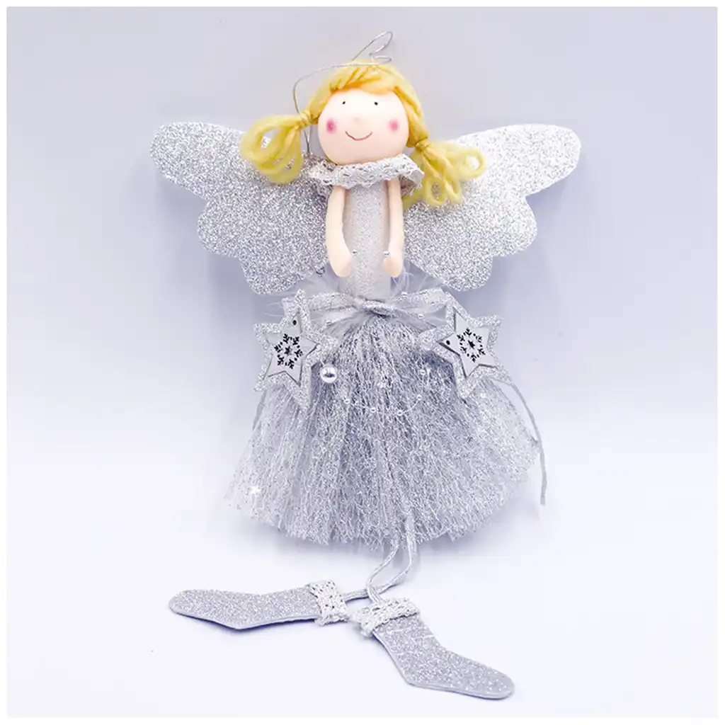 new cute angel doll girl ski pendant christmas tree decorations